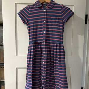 Crewcuts girls striped dress size L (10-12)